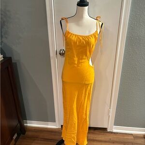 & Other Stories Yellow Maxi Dress